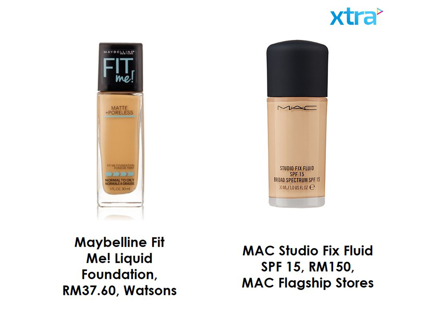 maybelline fit me vs MAC studio fix fluid-1